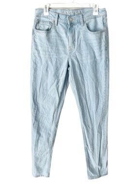 American Eagle Jeans Women's 10 Long 10L AE Stretch‎ '90s Skinny Jean Light Wash